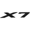 Logo 3D Chrome Stříbrné písmeno na ocasu Plastový znak Odznak Nálepka Dekorace pro X1 X3 X5 X6 E83 F25 GT Autodoplňky Styling