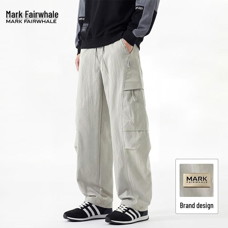 Mark Fairwhale Men's Loose Fit Straight-Leg Cargo Pants