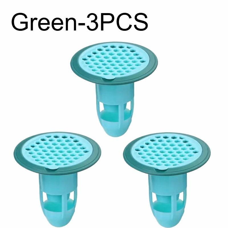 1-10PCSBath Shower Floor Drain StrainerCover Plug Trap Silicone Anti-odor Sink Bathroom Water Filter Insect Prevention Deodorant