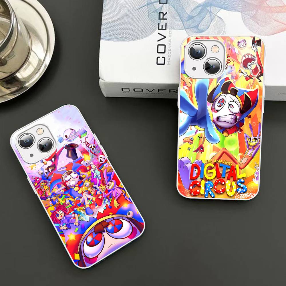 Vtipné A-Amazing D-Digital C-Circus Tvrzené Sklo Pro Iphone 14 13 12 11 Pro Mini XS MAX 14Plus X XS XR Kryt