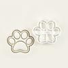 4PCS Cute Paw Print Cookie Cutters 3D Reusable Baking Tools Cartoon Non-Stick Cookie Mold Kitchen Baking