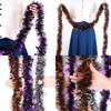 Halloween Pumpkin Colorful 2m Tinsel Bat Decorative Hanging Decoration Wsmt