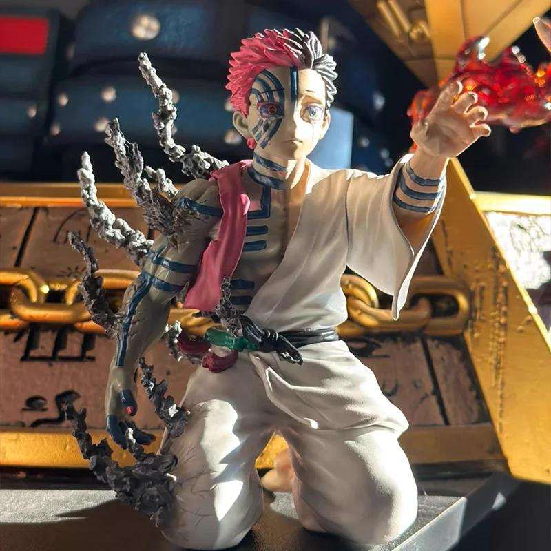 Anime Demon Slayer Akaza Koyuki Action Figures Pvc Statue Desktop Ornamen Collection Statue Model Decoration Room Desk Toys Gift