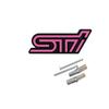3D Metal STI Logo Emblem Car Front Grille Logo Badge Sticker Styling for Subaru Legacy Impreza XV BRZ Forester WRX Levorg Ascent bb1