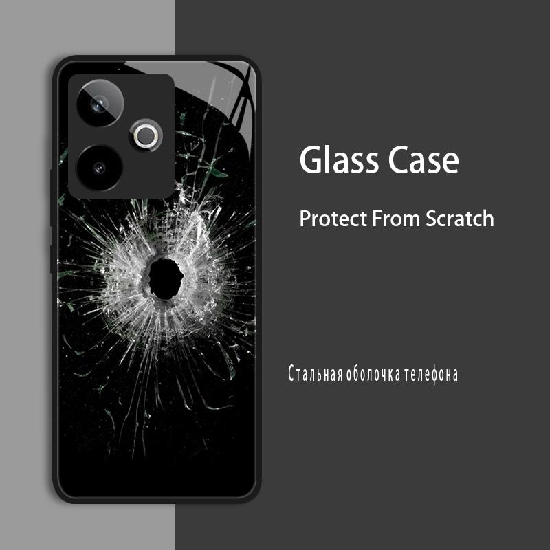 Etui na Realme GT7 5G RMX5061 Etui ze szkła hartowanego Twarda obudowa Dla Realme GT 7 Pro GT7 T RealmeGT 7T Etui ochronne Luksusowa Capa
