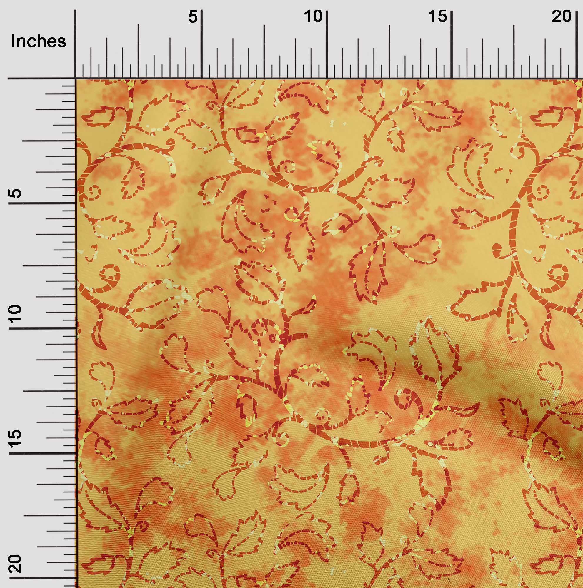 

Тканина oneOone Cotton Flex Green Тканина батик для пошиття тканини для рукоділля з принтом у дворі 40 дюймів 42 Inch Wide - Viscose Chiffon жовтий