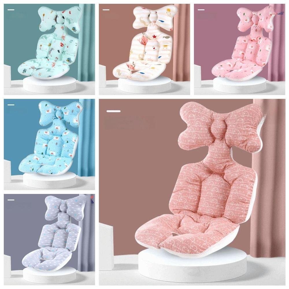Cartoon Printed Baby Stroller Cushion Comfortable Dining Chair Cotton Pad  Travel Essential