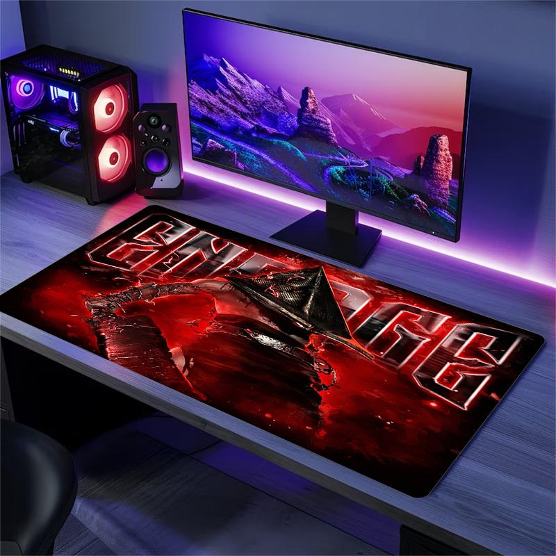 Pyramid Head Print Cushion Non-slip Laptop Tablet Big Mousepad XXL Mat Mini PC Playmat With Lock edge