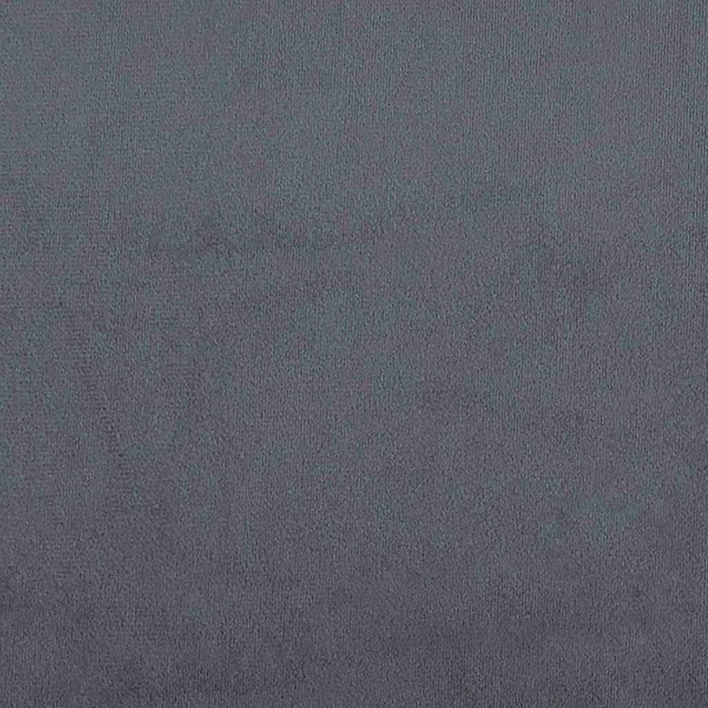 Back Cushion Dark Grey 160 X 50 Cm Cord Fabric