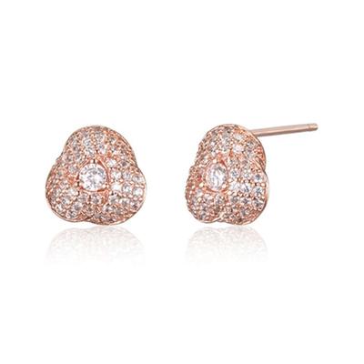 GEIGER Schmuck 14K GF Einfache Blume Ohrringe GIGFEE010