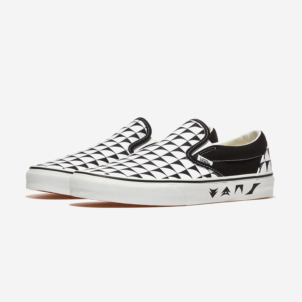 Vans Classic Slip-On - Checkerboard Black/True White, VN000CT5BP7, 1010110089, Popular Korean Shoes