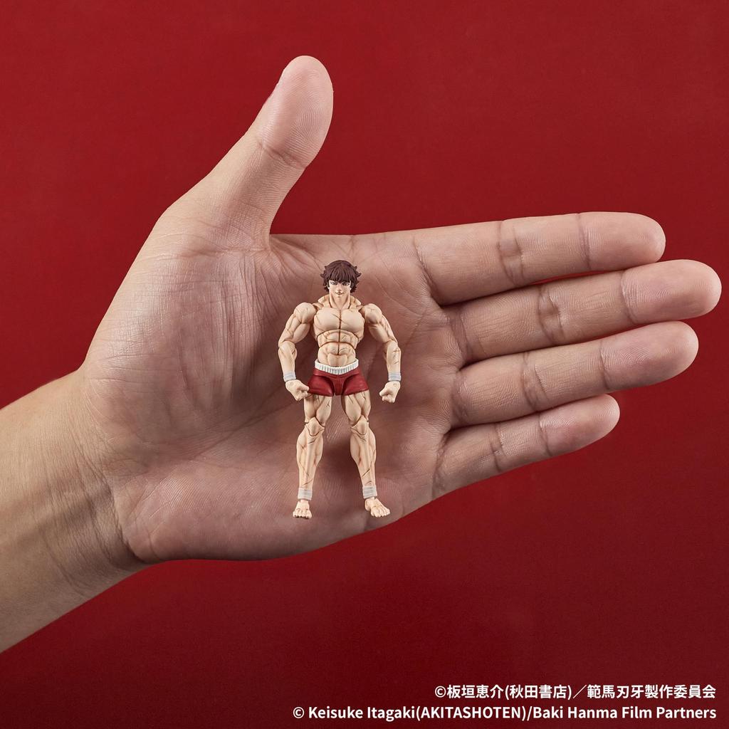DIG DIGACTION the Baki the Grappler Approximately 70mm Finished (DIG) "Baki Grappler" Figure, Tall, Non-scale, PVC, Painted, Product.