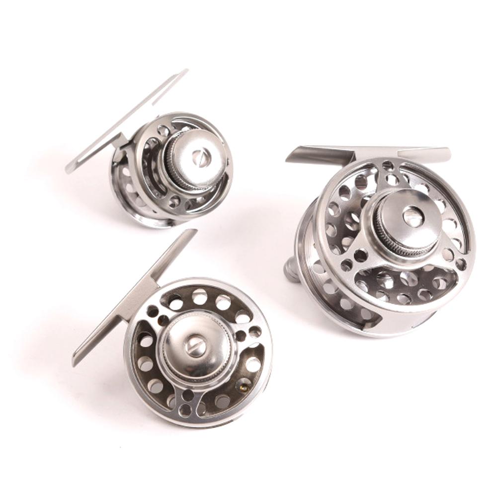Aluminium Fly Fishing Reel 40# 50# 60# Left/Right Hand Interchangeable CNC Machine Fly Ice Fishing Wheel for Winter Fisherman 260319