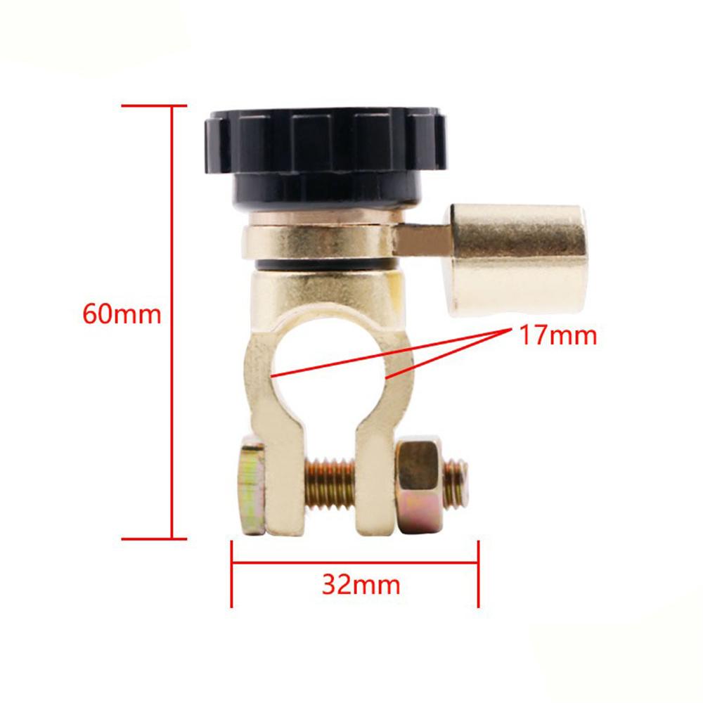 6/12V Car Battery Link Terminal Quick Cut-off Disconnect Master Kill Shut Switch