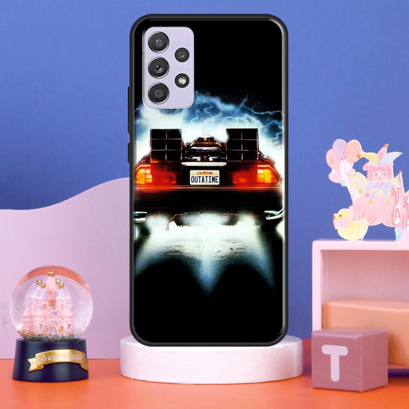 Back To the Future Car Case For Samsung Galaxy A15 A35 A55 A56 A06 A16 A26 A36 A32 A52 A13 A33 A53 A14 A34 A54 A17