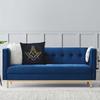 Custom Freemason Evil Eye Symbol Throw Pillow Covers Masonic Mason Chair Cushion Cover Square Pillowcase