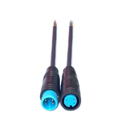 Black Ebike Accessories For Ebike Bafang 2/3/4/5/6Pin Cable Waterproof Connector Base Connector Display Pin