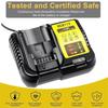 DCB112 Lithium Battery Charger  For DeWalt Battery Fast charging dock Repalcement