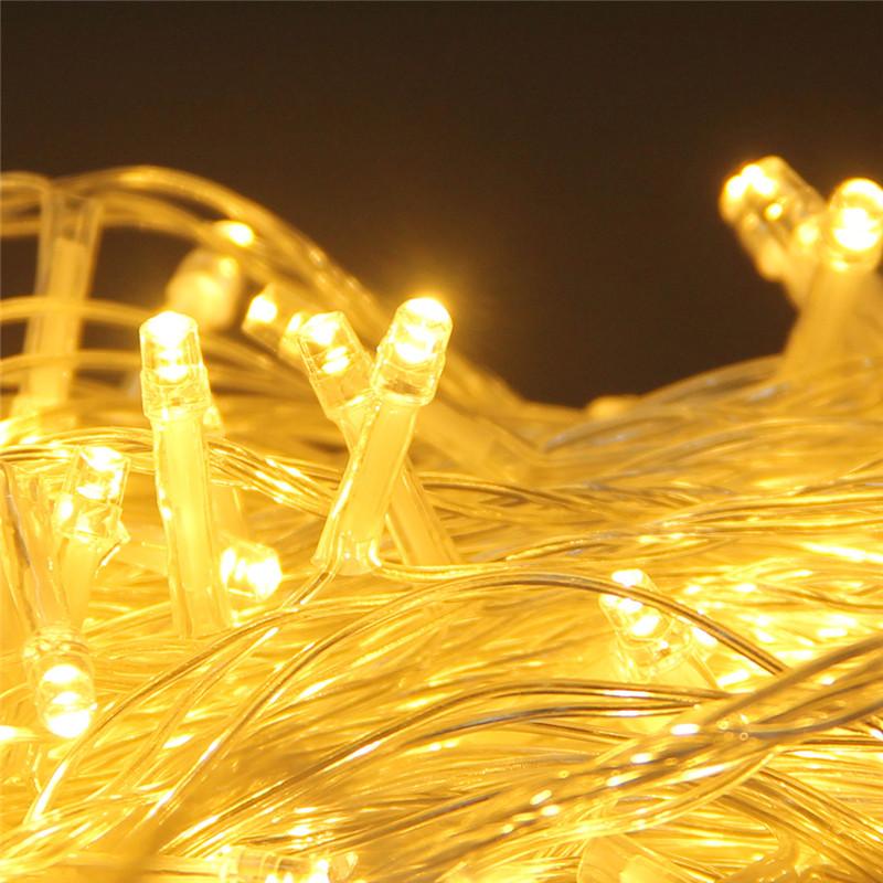 10M 20M 50M 100M Christmas Garland Lights Led String Fairy Light Festoon Lamp Outdoor Decorative Lighting for Wedding Party