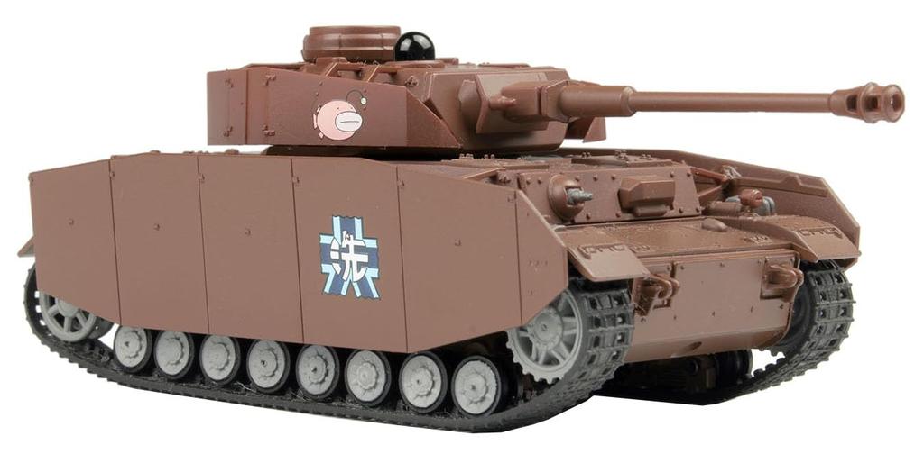 PLATZ Girls & Panzer 164 RC Battle Tank Series Panzer IV Ausf.H (Ausf.D Modified) Anglerfish Team Electric Radio Control GPRC-1