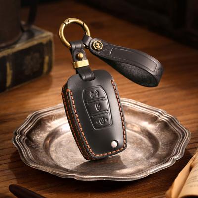 Husa pentru cheia mașinii este potrivită pentru mașina coreeană Ssangyong, husă protectoare specială pentru cheie, cataramă, piele