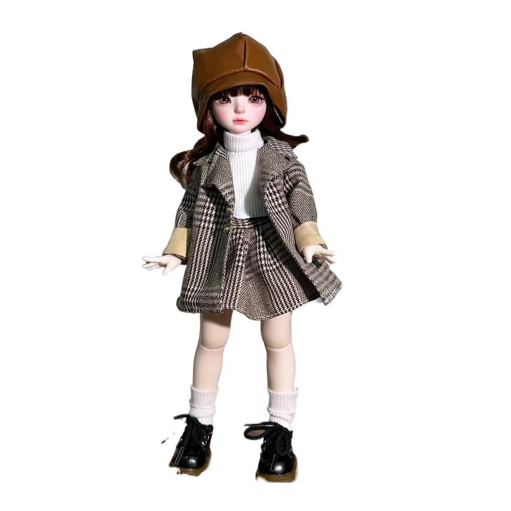 DIY 30cm Doll Clothes Handmade Doll Dress Up Fashion Doll'S Overall  Cotton Doll