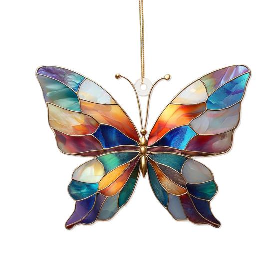 Colorful Animal Pendant Acrylic Suncatcher Window Hanging Ornament 2D Acrylic Printed Festive Decor