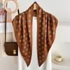 Classic polka dot triangular silk scarf women's 1116 spring and summer new versatile decorative collar scarf sunscreen shawl fashion temperament