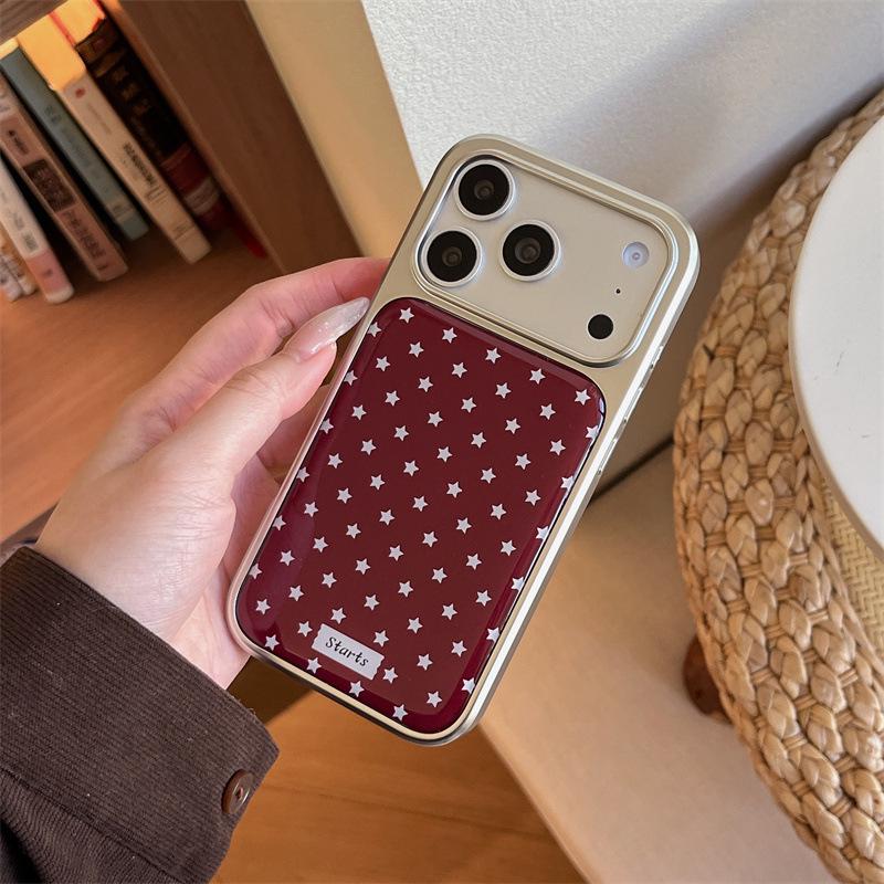 

Advanced Electroplated Resin Star Phone Case for iPhone 17/16 Pro Max/15/14 iPhone 15 Pro