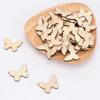 100pcs Unfinished Unfinished Wooden Cutouts Wooden Blank Wood  Home Party