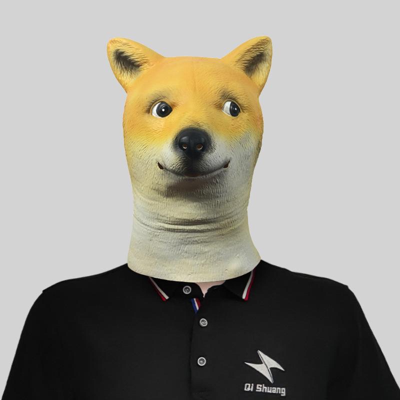 Animal Mask Halloween Party Masquerade Latex Head Covers