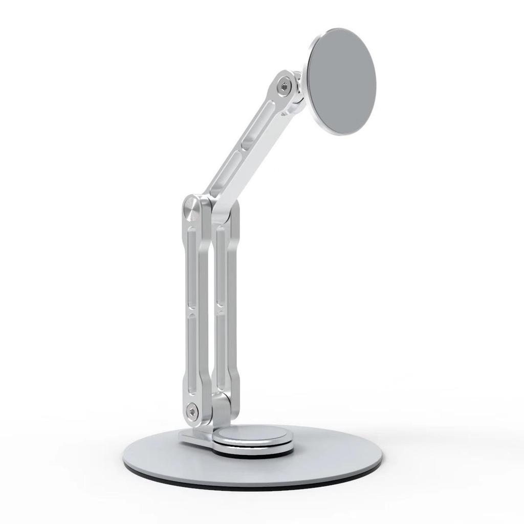 Stojan na telefon a tablet z hliníkové slitiny s magnetickým 360° otáčením