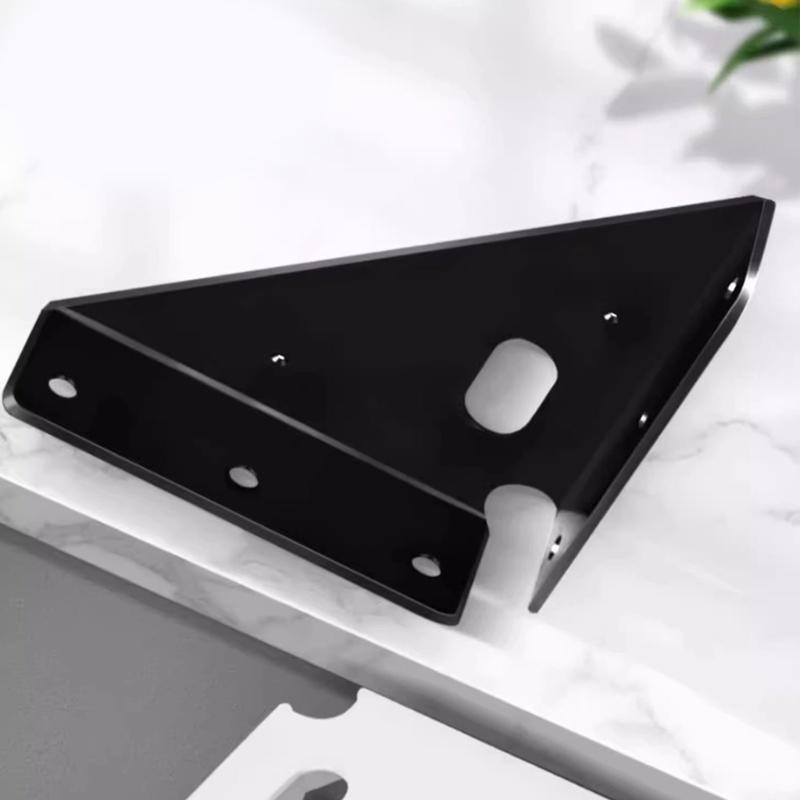 Set of 10 Sturdy Stainless Steel Corner Brackets Accessory for Support In Home And Outdoor Furniture Assemblies