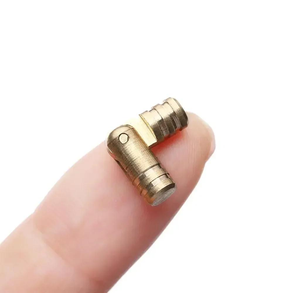 10 Pezzi Mini Scatola di Legno Cerniera Nascosta Cilindrica per Scatola di Vino in Legno Cerniera Chiusura Morbida Piegata Scatola per Gioielli Forniture Ferramenta Fai da Te