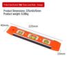High-Precision Magnetic Spirit Level - Cast Aluminum, Strong Magnet, Multiple Specifications, Professional Measuring Tool for Home Use.