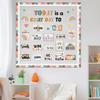 Today Is A Great Day Bulletin Board Set Boho Rainbow Inspiration Classroom Decor for Teachers Positive Affirmations Accents Motivational Cutouts for