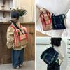Trendy Children's Colorful Flap Canvas Backpack Casual And Cute Design For Kids