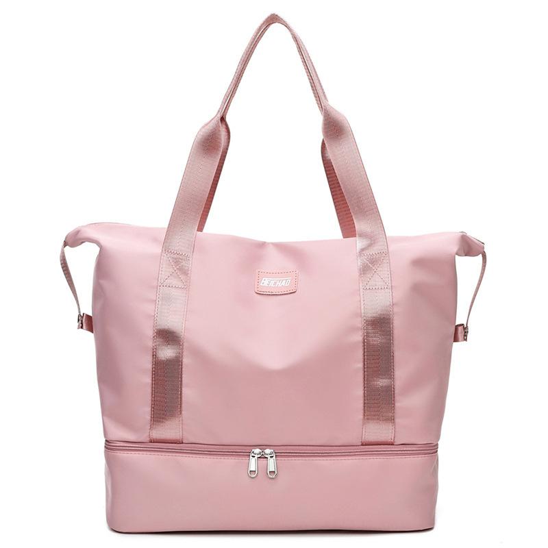 Travel Bag Women's Short-distance Portable Lightweight Maternity Bag Can Be Set with Trolley Case Student Large-capacity Luggage Storage Bag