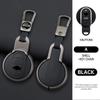 For Bmw Mini Cooper One Fun F54 F55 F56 R56 R57 R58 R59 R60 R61 Car Zinc Alloy Leather Key Case Holder Cover Keychain Accessorie