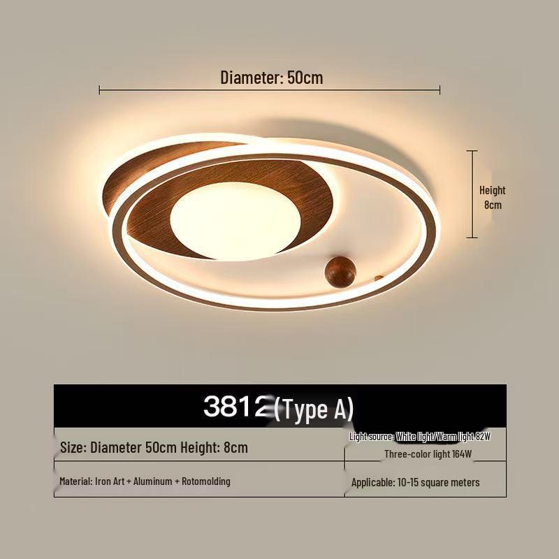 

Nordic Minimalist Zen Ceiling Light: New 2025 Mid-Century Style for Bedroom & Study