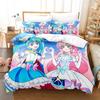 3D Kawaii Anime Hirogaru Sky! Pretty Cure Bedding Set Single Twin Full Queen King Size Bed Set Adult Kid Bedroom Duvetcover Sets