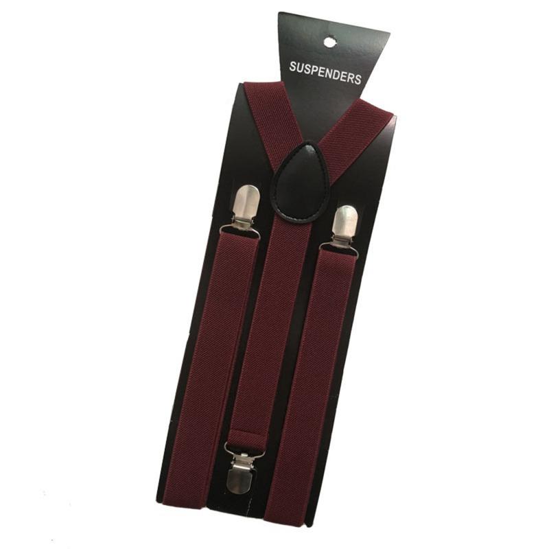 Practical 35/25/20mm Wide Men Suspenders High Elastic Adjustable 4 Strong Clips Suspender Heavy Duty X Back Trousers Braces
