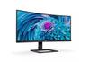 Monitor 346E2CUAE 34 Inch VA Curved HDMI DP USB-C, Height Adjustment