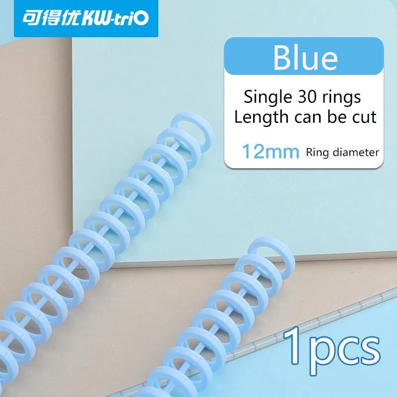 30 Hole Loose-leaf Plastic Binding Ring Spring Spiral Rings for 30 Holes A4 A5 A6 Paper Notebook Stationery Office Supplies