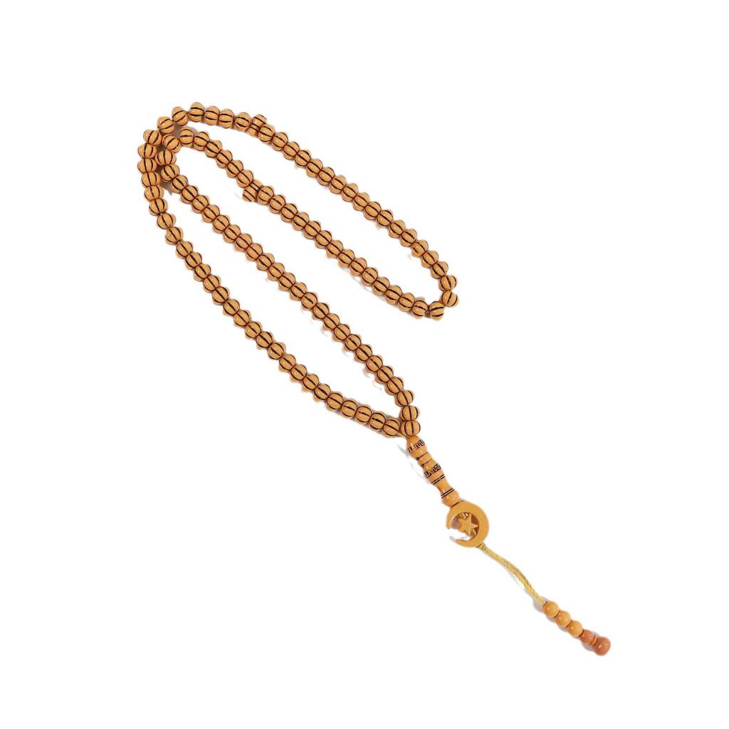 Muslimische Gebetsperlen aus Acryl - 33 Handgehaltene Zikr-Perlen, Schmuck im nahöstlichen Stil