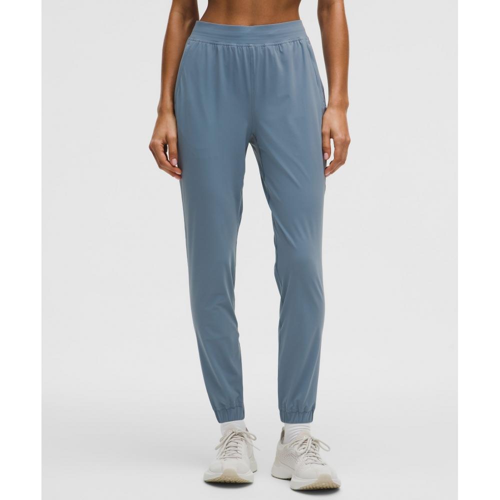 Lululemon Adapted State High Rise Jogger  Short Steel Blue