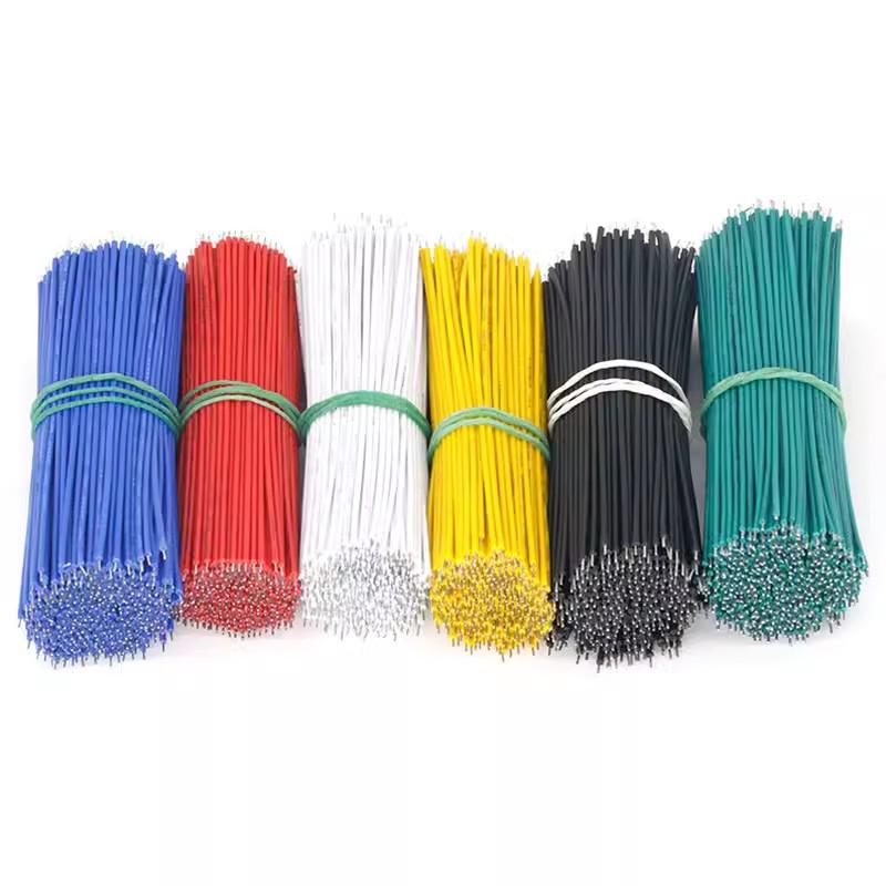 100PCS Tin-Plated Breadboard PCB Solder Cable 24AWG 10CM Fly Jumper Wire Cable Tin Conductor Wires 1007-24AWG Connector Wire