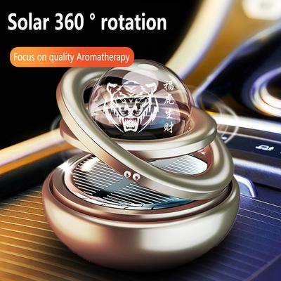 Solar Rotating Car Air Freshener Auto Perfume Interior Accessories Men And Women Original Aroma Diffuser Fragrance