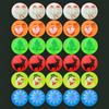 100Pcs Christmas Glow in The Dark Bouncy Balls Stocking Stuffers Toys Kids Birthday Party Game Gifts Rubber Bouncing Ball