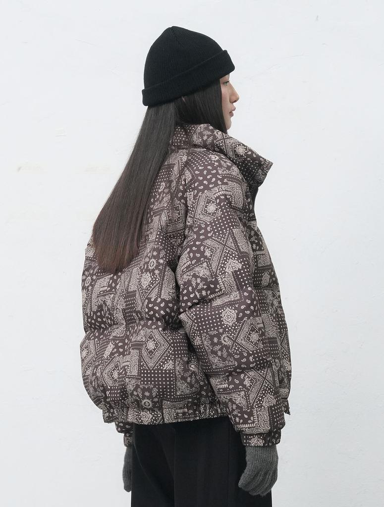 Generalidea Airmix Paisley Puffer [Dark Brown] / Sbe4U07016